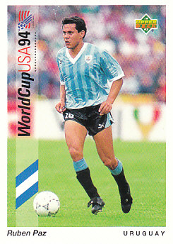 Ruben Paz Uruguay Upper Deck World Cup 1994 Preview Ita/Spa #5